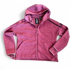 Adidas Kids Raspberry Hoodie